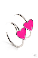 Paparazzi Accessories Kiss Up Earrings - Pink