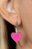Paparazzi Accessories Kiss Up Earrings - Pink