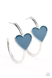 Paparazzi Accessories Kiss Up Earrings - Blue