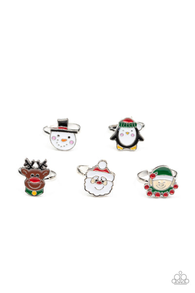 Paparazzi Accessories Children's Starlet Shimmer Christmas Ring Kit 5 for $5.00