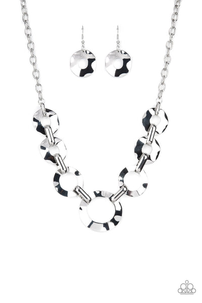 Paparazzi Accessories Mechanical Masterpiece Necklace - Silver