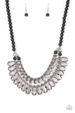 Paparazzi Accessories All Across the GLOBETROTTER Necklace - Black