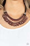 Paparazzi Accessories All Across the GLOBETROTTER Necklace - Black