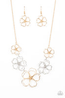 Paparazzi Accessories Time to GROW Necklace - Gold & Silver