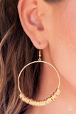 Paparazzi Accessories Retro Ringleader Earrings - Gold