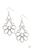 Paparazzi Accessories Colorfully Canopy earrings - White
