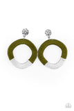 Paparazzi Accessories Thats a WRAPAROUND Earrings - Green