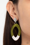 Paparazzi Accessories Thats a WRAPAROUND Earrings - Green