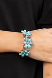 Paparazzi Accessories Desert Flower Patch Bracelet - Turquoise