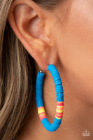Paparazzi Accessories Colorfully Contagious Earrings - Blue