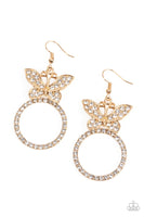 Paparazzi Accessories Paradise Found Earrings - Gold