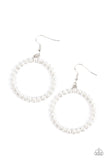 Paparazzi Accessories Can I Get A Hallelujah Earrings - White