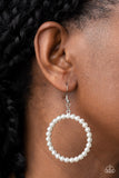 Paparazzi Accessories Can I Get A Hallelujah Earrings - White