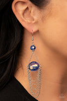 Paparazzi Accessories Ethereally Extravagant Earrings - Blue