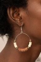 Paparazzi Accessories Earthy Esteem Earrings - Brown
