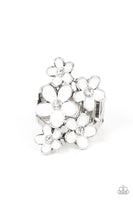 Paparazzi Accessories Boastful Blooms Ring - White