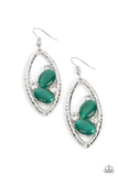 Paparazzi Accessories Famously Fashionable Earrings - Green