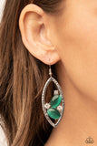 Paparazzi Accessories Famously Fashionable Earrings - Green