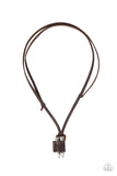 Paparazzi Accessories On the Lookout Urban Necklace - Brown