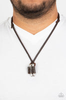 Paparazzi Accessories On the Lookout Urban Necklace - Brown