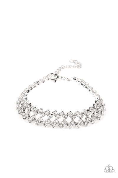 Paparazzi Accessories Seize the Sizzle Bracelet - White