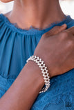 Paparazzi Accessories Seize the Sizzle Bracelet - White