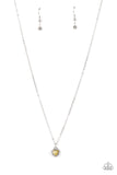 Paparazzi Accessories A Little Lovestruck Necklace - Yellow