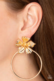 Paparazzi Accessories Buttercup Bliss Earrings - Gold