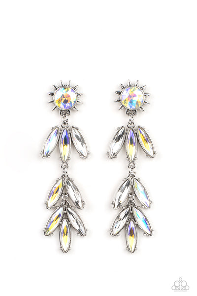 Paparazzi Accessories Space Age Sparkle Earrings - Yellow