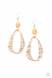 Paparazzi Accessories Enhanced Elegance Earrings - Gold