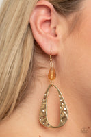 Paparazzi Accessories Enhanced Elegance Earrings - Gold