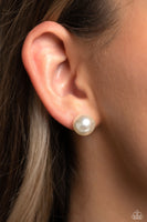 Paparazzi Accessories Debutante Details Earrings - White
