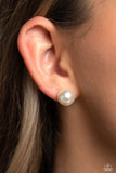 Paparazzi Accessories Debutante Details Earrings - White