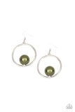 Paparazzi Accessories Solitaire REFINEMENT Earrings - Green