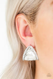 Paparazzi Accessories Exalted Elegance Earrings - White