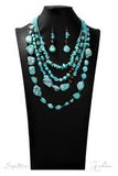 Paparazzi Accessories Zi The Monica 2019 Necklace - Turquoise