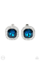 Paparazzi Accessories The Fame Game (Clip-On) Earrings - Blue