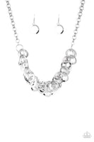 Paparazzi Accessories Ringing In The Bling Necklace - Silver